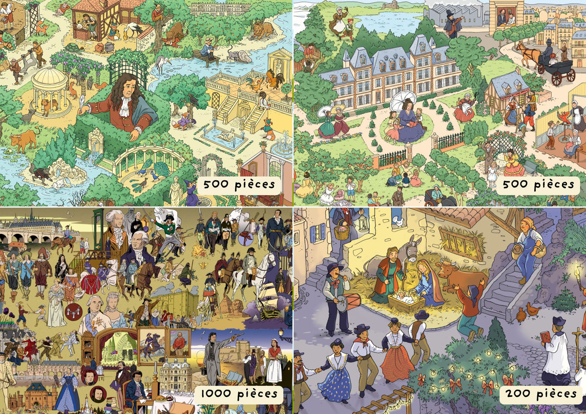 Lot de 4 puzzles – L’Atelier Cyrano