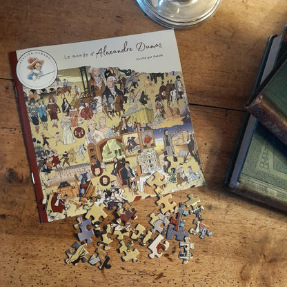 PUZZLE 1000 pièces Le Monde d'Alexandre Dumas