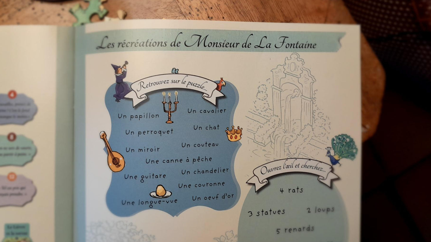 PUZZLE 500 pièces Le Monde de Jean de La Fontaine