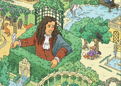 Carte postale fables de La Fontaine Atelier Cyrano