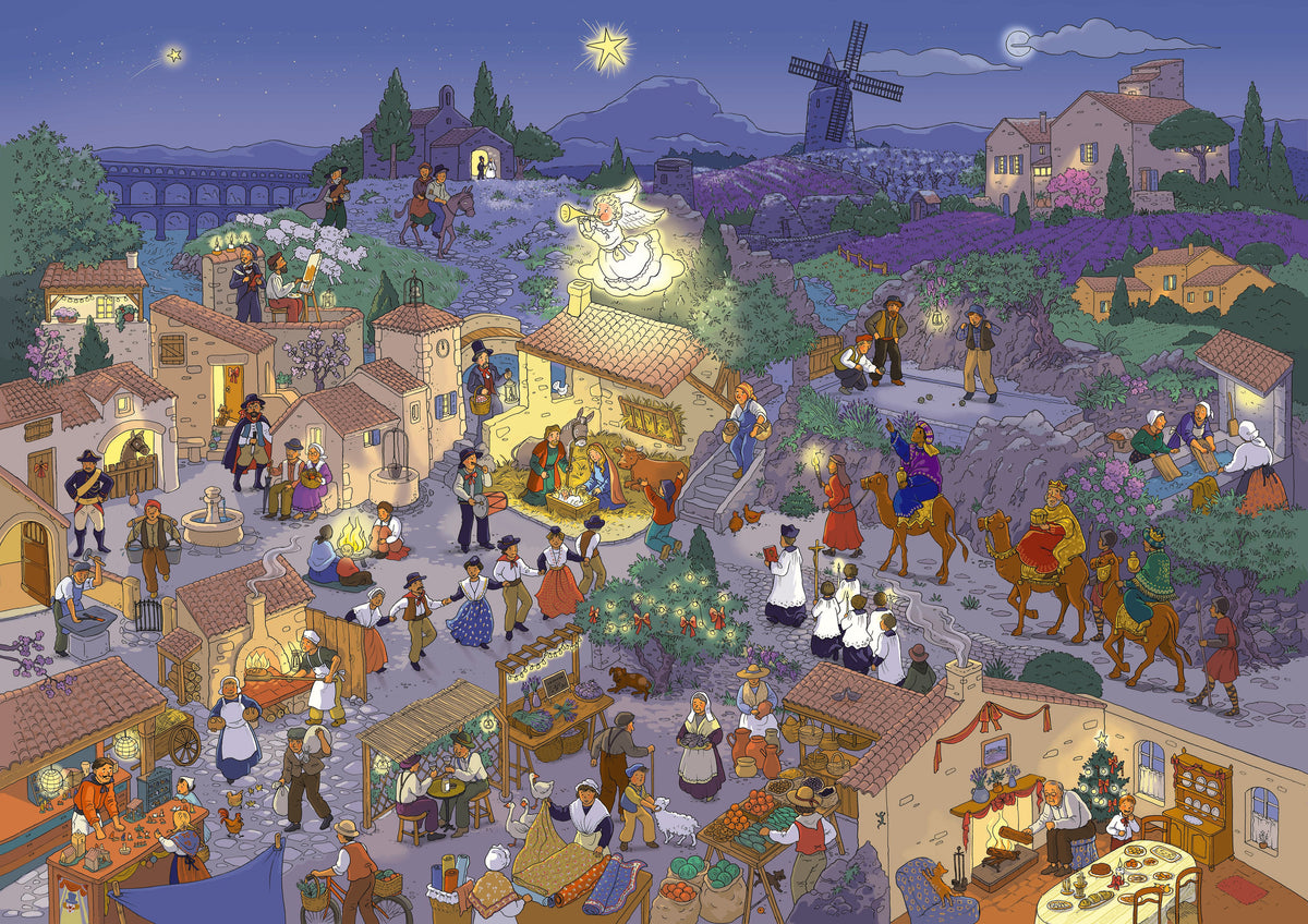 Le Noël des Santons de Provence – Puzzle 200 pièces
