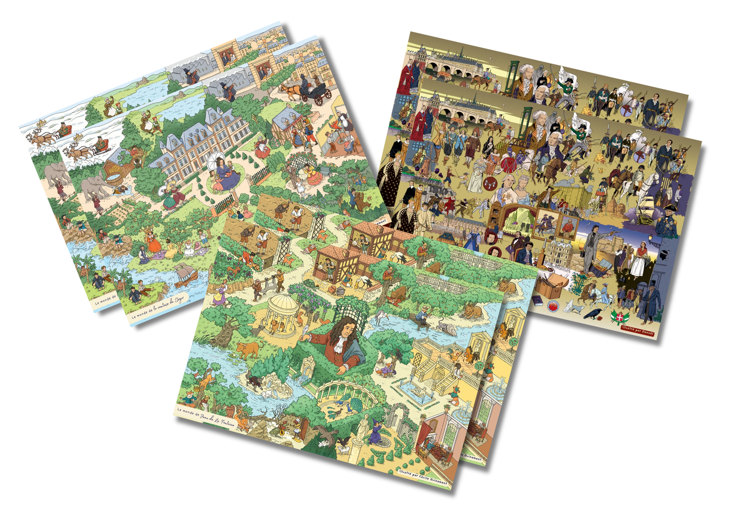 Assortiment de 6 cartes A6 – Les Univers de L'Atelier Cyrano