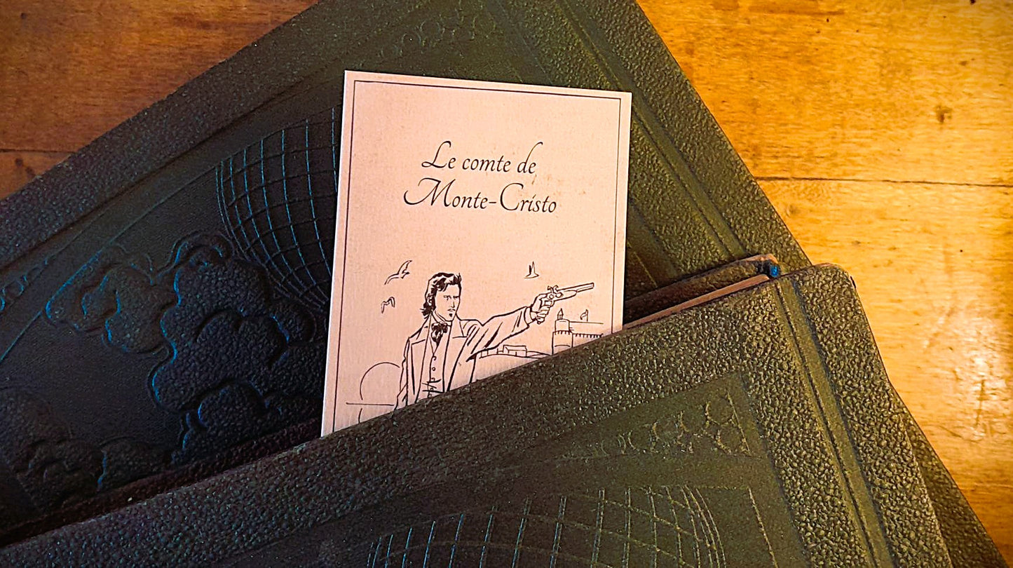 Lot de 4 marque-pages Monte-Cristo