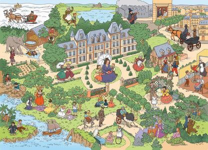 PUZZLE 500 pièces Le Monde de La Comtesse de Ségur